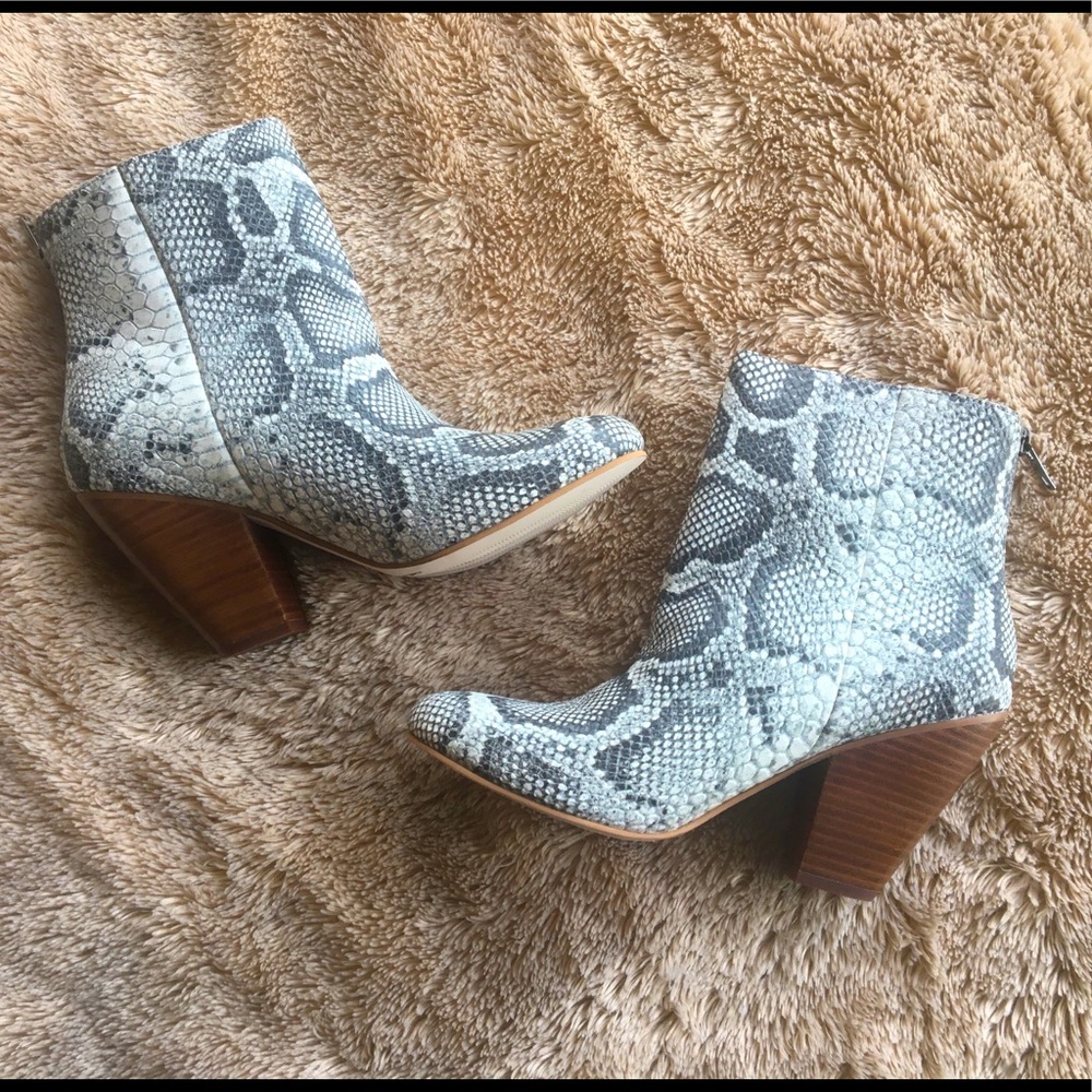 New! Corso Como Snake Print Boots